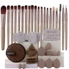 Makeup Brushes Set  Synthetic Kabuki Foundation Concealers