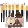 Makeup Brushes Set  Synthetic Kabuki Foundation Concealers
