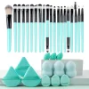 Makeup Brushes Set  Synthetic Kabuki Foundation Concealers
