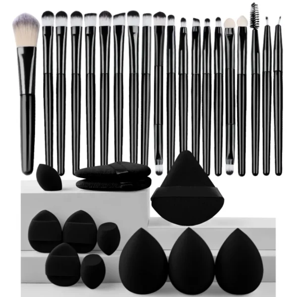 Makeup Brushes Set  Synthetic Kabuki Foundation Concealers