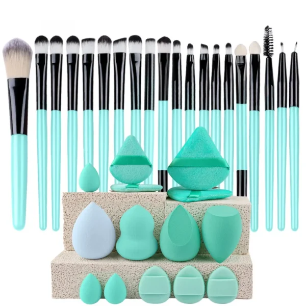 Makeup Brushes Set  Synthetic Kabuki Foundation Concealers