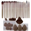 Makeup Brushes Set  Synthetic Kabuki Foundation Concealers