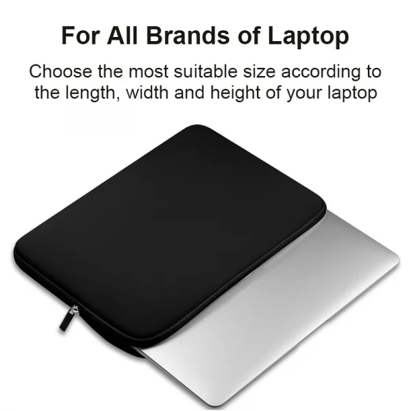 Black Laptop Bag 11 13 14 15 15.6 Inch For Lenovo Xiaomi Dell Notebook Computer Laptops Sleeve Case For Macbook Air Pro Retina