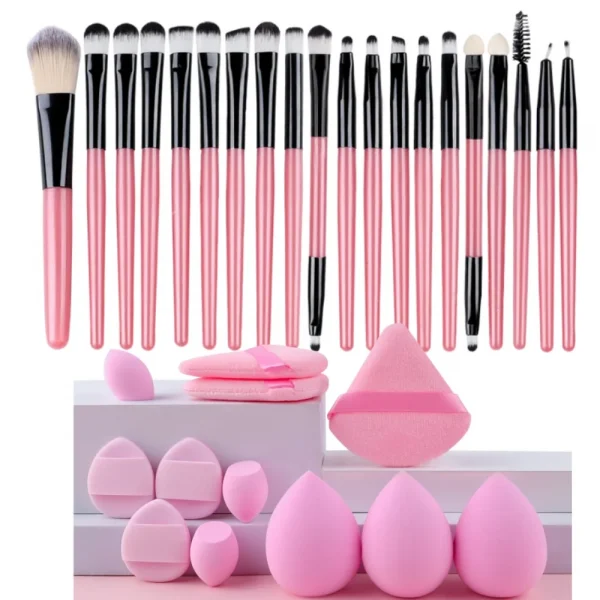 Makeup Brushes Set  Synthetic Kabuki Foundation Concealers