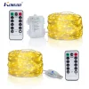 Silver Wire LED Fairy String Lights USB 5M 10M 20M