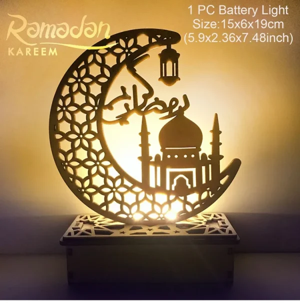 Eid Mubarak Night Light Ramadan Decoration