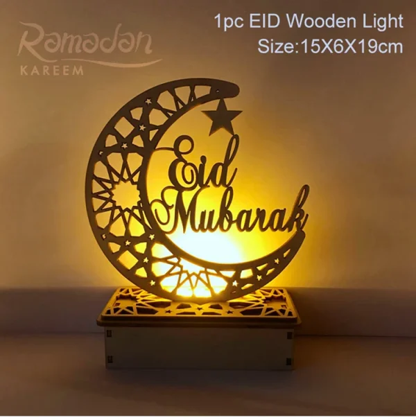 Eid Mubarak Night Light Ramadan Decoration
