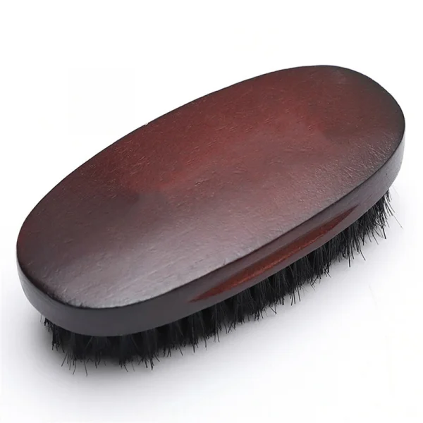 Men's Hair Beard Brush Natural Wood