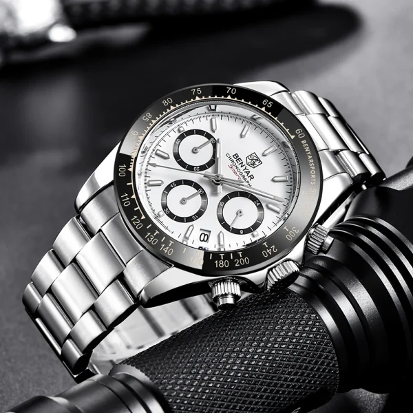 BENYAR Chronograph Male Sport Waterproof Quartz Watch