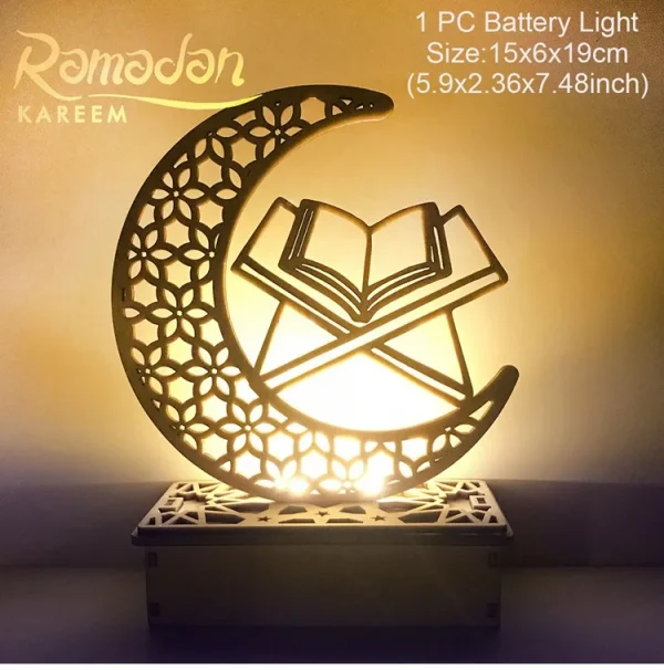 Eid Mubarak Night Light Ramadan Decoration