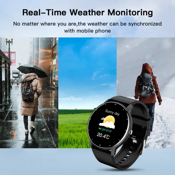 2025 Smartwatch Full Touch Screen Watches Sport Fitness Tracker IP68 Waterproof BT Call Smart Watch for Man Woman Android Phones