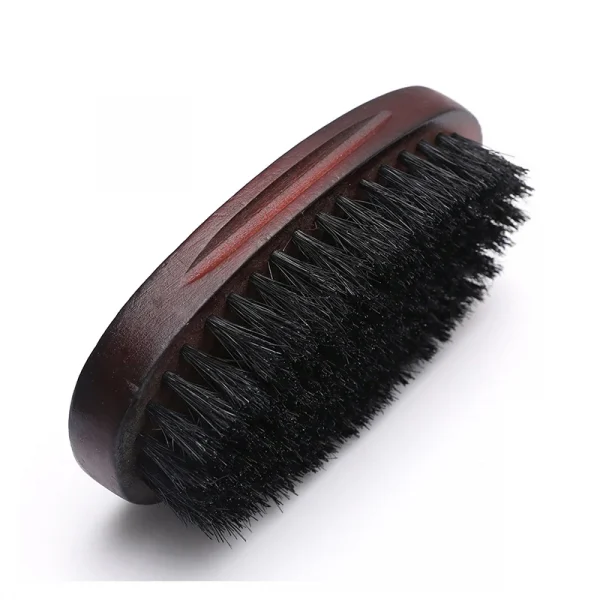 Men's Hair Beard Brush Natural Wood