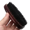Men's Hair Beard Brush Natural Wood