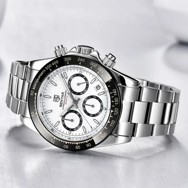 BENYAR Chronograph Male Sport Waterproof Quartz Watch