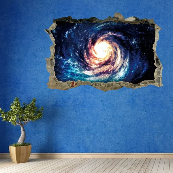 3D Star Universe Wall Sticker