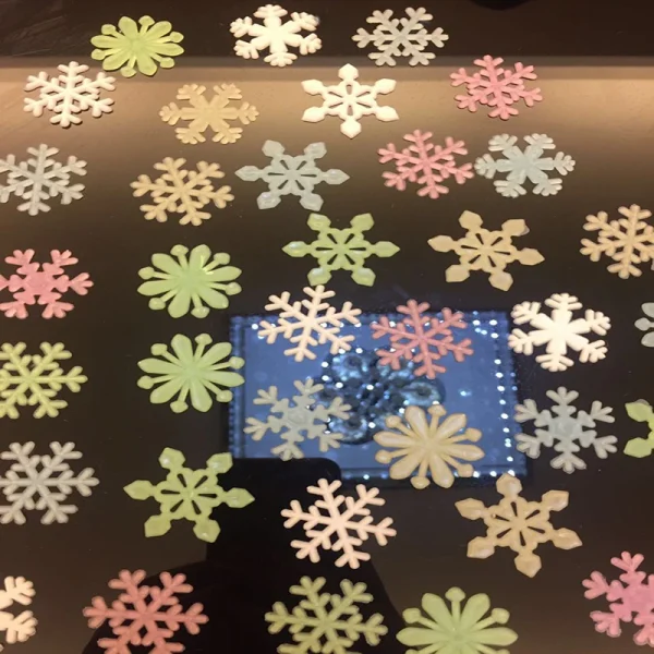 Luminous Snowflake Stickers