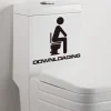 Toilet Sign Sticker