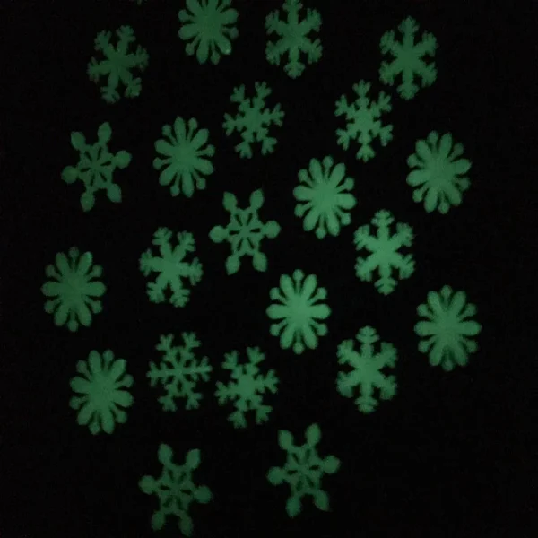 Luminous Snowflake Stickers