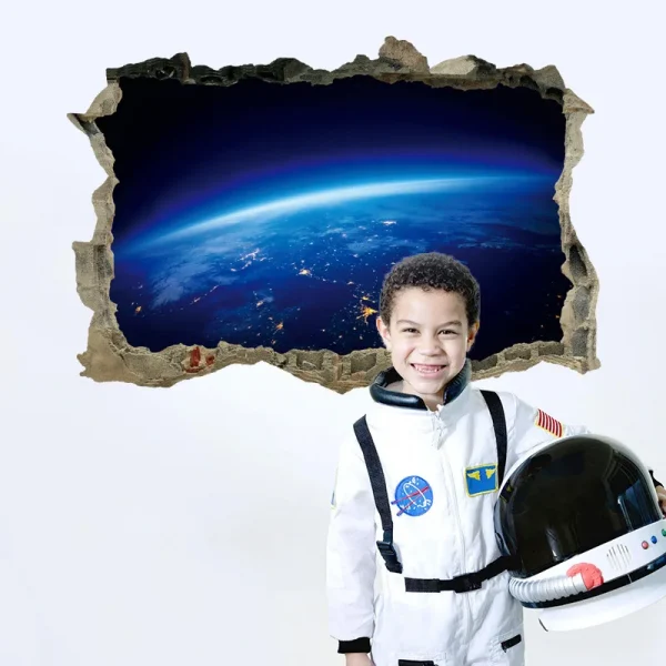 3D Star Universe Wall Sticker