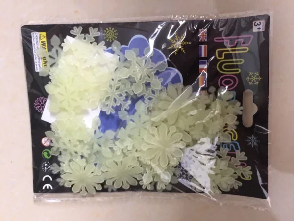 Luminous Snowflake Stickers