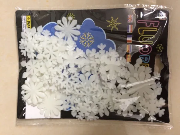 Luminous Snowflake Stickers