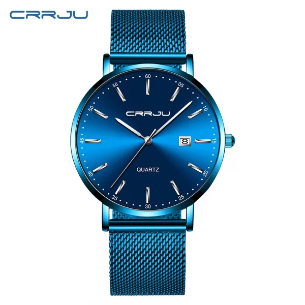 CRRJU Waterproof Slim Stylish Date Quartz Watch