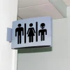Toilet Sign Sticker
