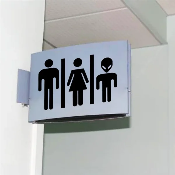 Toilet Sign Sticker