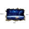 3D Star Universe Wall Sticker