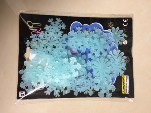 Luminous Snowflake Stickers
