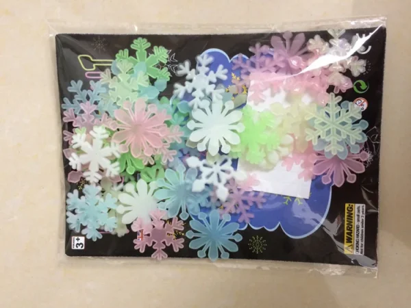 Luminous Snowflake Stickers