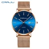 CRRJU Waterproof Slim Stylish Date Quartz Watch