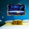 3D Star Universe Wall Sticker