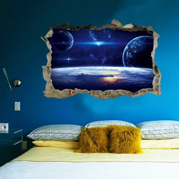 3D Star Universe Wall Sticker
