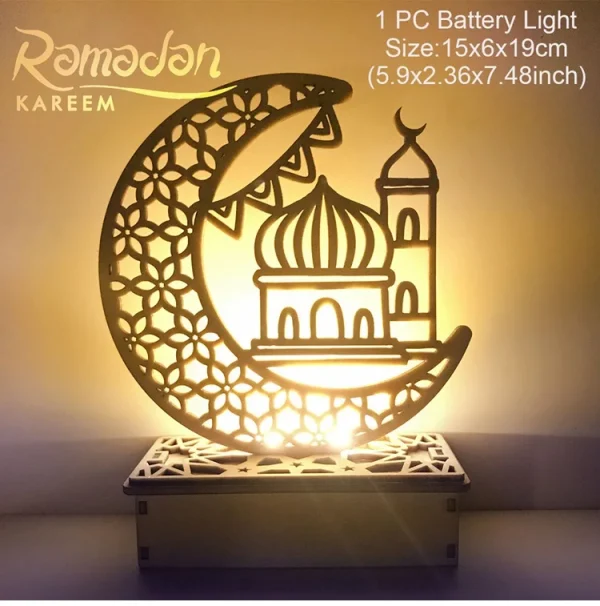 Eid Mubarak Night Light Ramadan Decoration