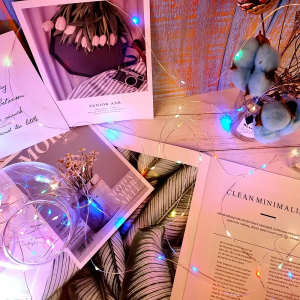 Silver Wire LED Fairy String Lights USB 5M 10M 20M
