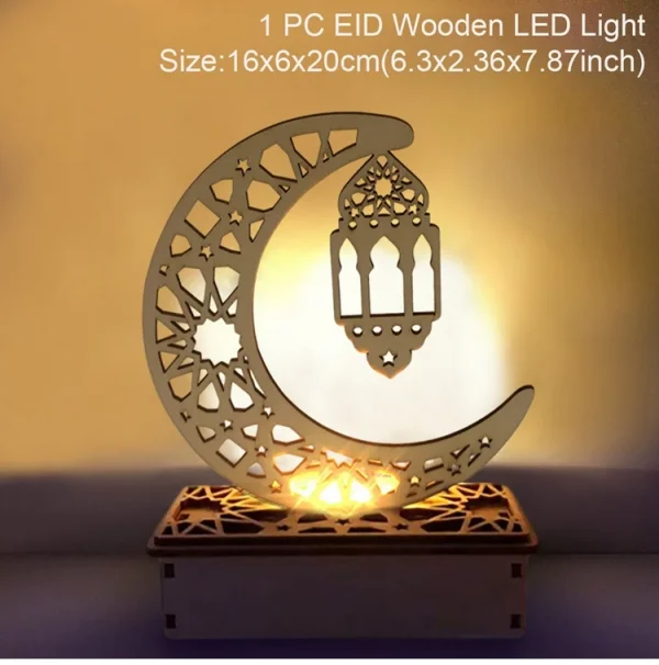 Eid Mubarak Night Light Ramadan Decoration