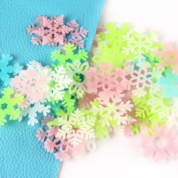 Luminous Snowflake Stickers