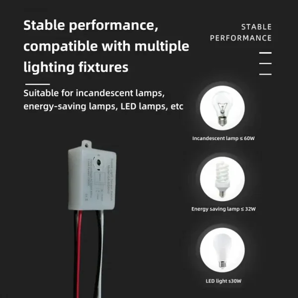 Intelligent Light Switch Sound Sensor Detector Smart Light Switches LED 220V Voice Motion Sensor Switch Auto On Off Smart Home