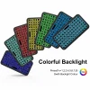Bluetooth 5.2 Keyboard RGB Backlit Keyboard Ultra-thin Wireless Keyboard Mute Keyboard Mini Keyboard For Windows Android IOS