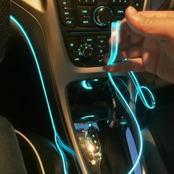 5m Car Interior Atmosphere Lighting LED Strip 5V DIY Flexible