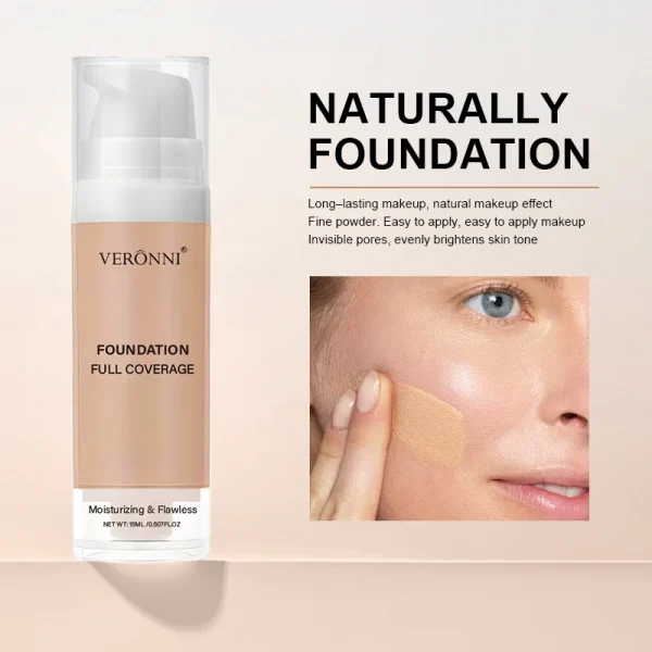 Colors Liquid Foundation Effective Concealer Waterproof Sweat-resistan