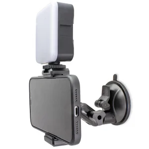 LED Selfie Light with Suction Cup Phone Mount