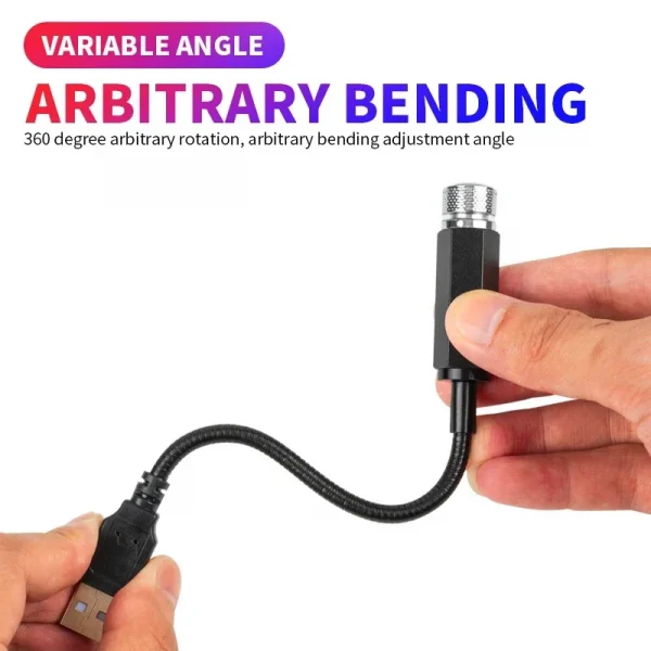 LED Car Roof Star Atmosphere Lights Projector