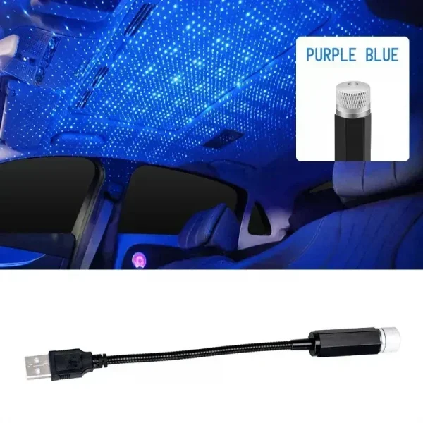 LED Car Roof Star Atmosphere Lights Projector