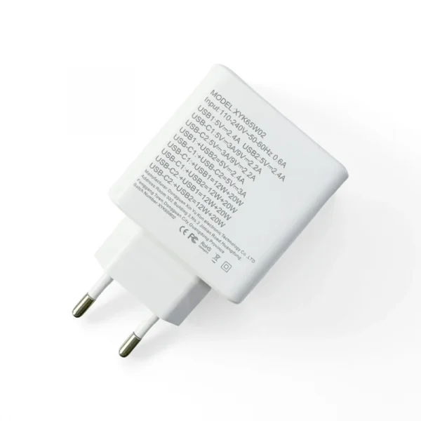 65W Fast Charger with USB-C Cable