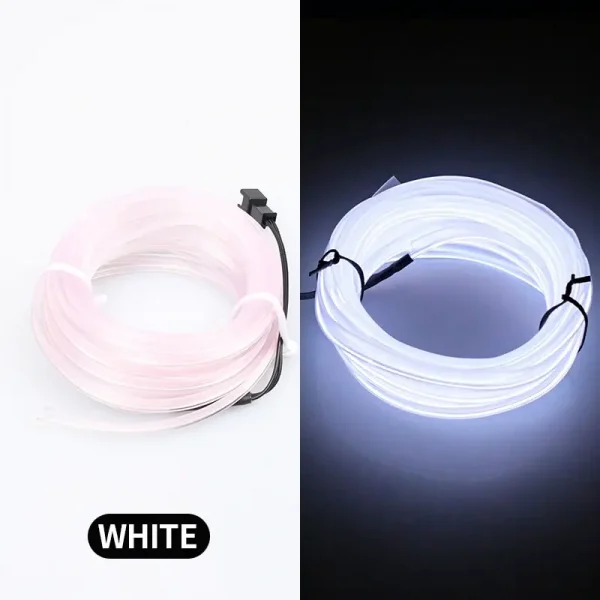 5m Car Interior Atmosphere Lighting LED Strip 5V DIY Flexible