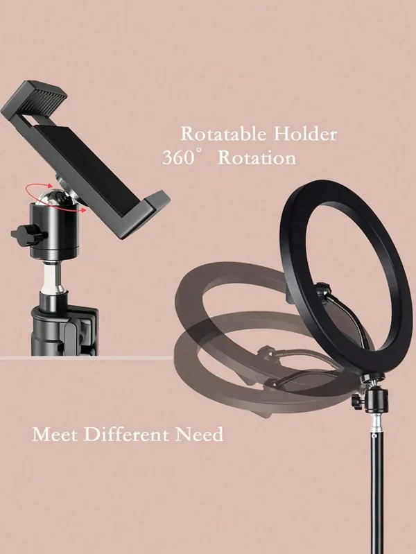 Tripod Stand with Ring Light Photography