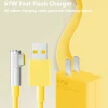 67W Fast Charger For Xiaomi Ultra Lite USB A To Type C