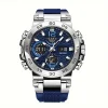 Waterproof Dual Display Sports Watch for Men
